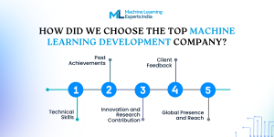 Criteria used to select the top machine learning development companies